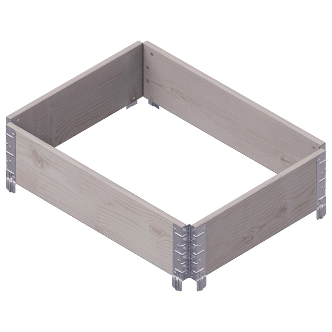 Garden Box Raised Bed 800x600 Grey - Image 2
