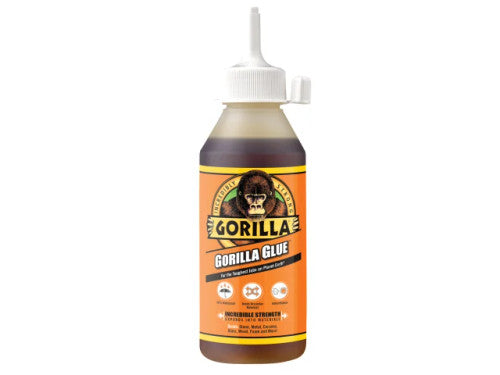 Gorilla Glue 250ml waterproof, strong polyurethane adhesive for wood, metal, stone, ceramics – Keans Claremorris.