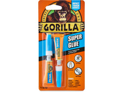 Gorilla Superglue 3g 2-pack with Impact-Tough™ formula, anti-clog cap, fast-setting adhesive for multiple surfaces – Keans