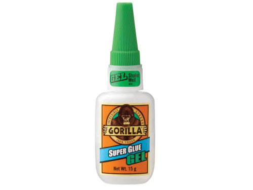 Gorilla Superglue Gel 15g with non-run formula, bonds in 10 seconds, impact-tough – available at Keans Claremorris.