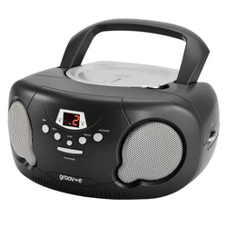 GROOV-E Portable CD & Radio Black Keans Claremorris