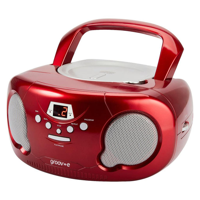 GROOV-E Portable CD & Radio Red Keans Claremorris