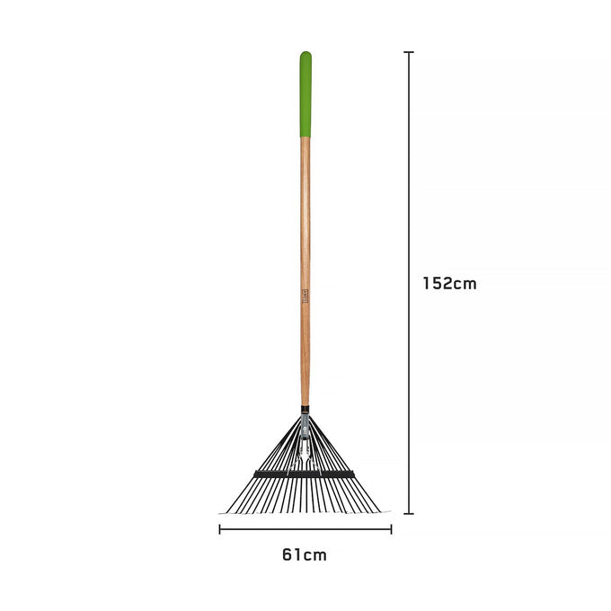 Ames Flat Tine Leaf Rake CS Tools 152 cm - Image 4