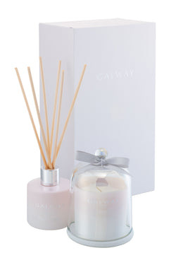 Galway Irish Crystal Cotton & Cherry Blossom Gift Set with floral citrus fragrance, available at Keans Claremorris.