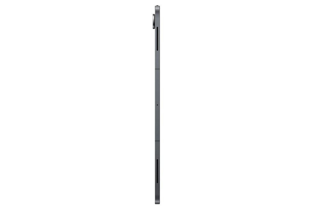 Samsung Galaxy Tab S11 Ultra WiFi 256GB Silver shown from a thin side profile with camera bump visible