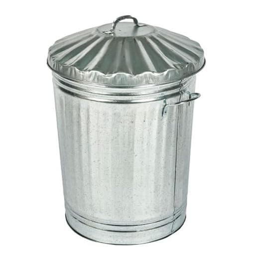 Galvanised Bin 90L United Keans Claremorris