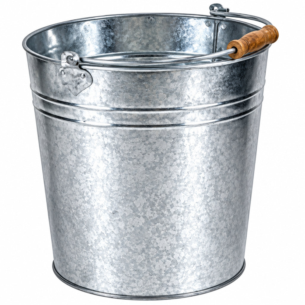 Galvanised Pale / Bucket Large 14L Keans Claremorris