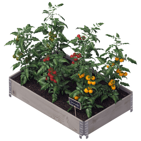 Garden Box Raised Bed 1200x800 Grey Keans Claremorris