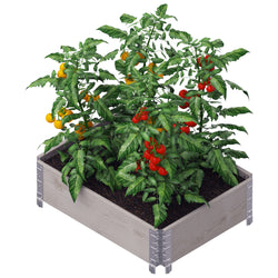 Garden Box Raised Bed 800x600 Grey Keans Claremorris