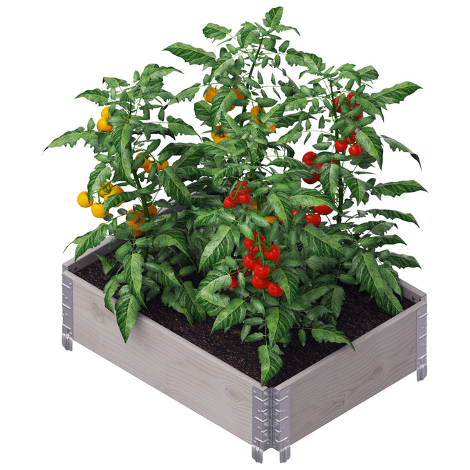 Garden Box Raised Bed 800x600 Grey Keans Claremorris