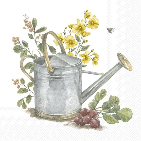Garden Watering Can Lunch Napkins Keans Claremorris