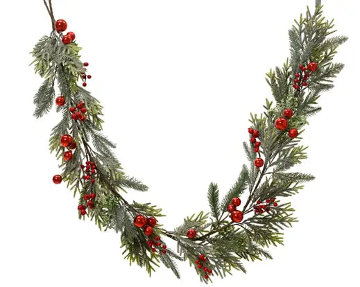 Garland Indoor, Green/Red D.15 cm x L.180 cm Keans Claremorris