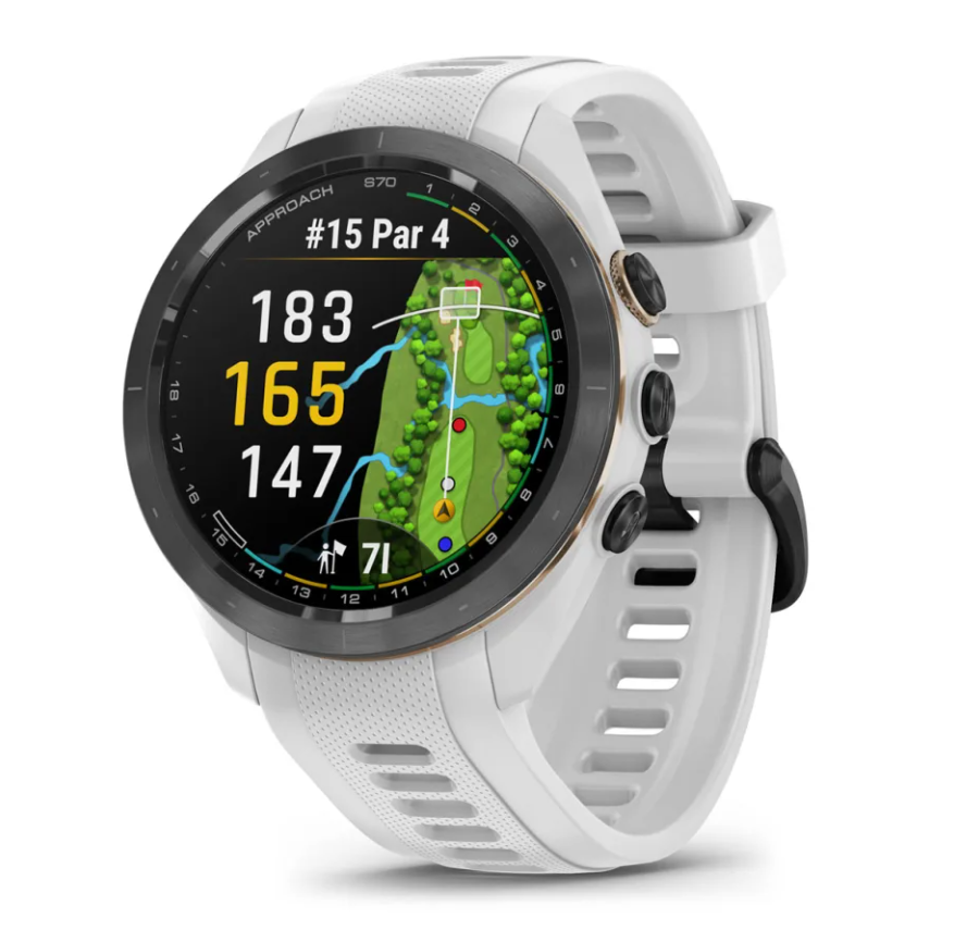 Garmin Approach S70 42mm Black Bezel White Band| 49-GAR-010-02746-10 Keans Claremorris