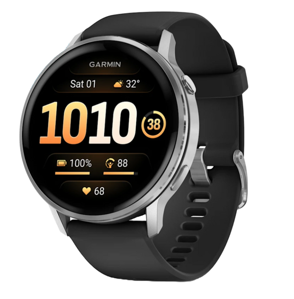 Garmin Venu 4 (45Mm), Black With Silver| 49-GAR-010-03014-01 Keans Claremorris