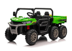 24v 6-Wheel Gator Two Seat Ride-On EV with tipping, remote control, MP3, USB, EVA wheels – Keans Claremorris