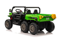 24v 6-wheel Gator two-seat ride-on electric vehicle with tipping feature by Keans Claremorris