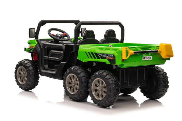 24v 6-wheel Gator two-seat ride-on electric vehicle with tipping feature by Keans Claremorris