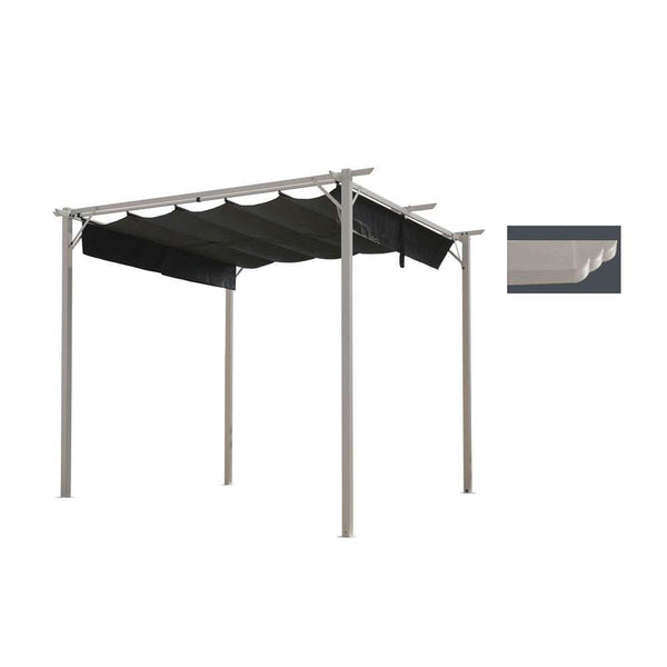 Gazebo with Sliding Roof 2.95 x2.95m - Keans Claremorris
