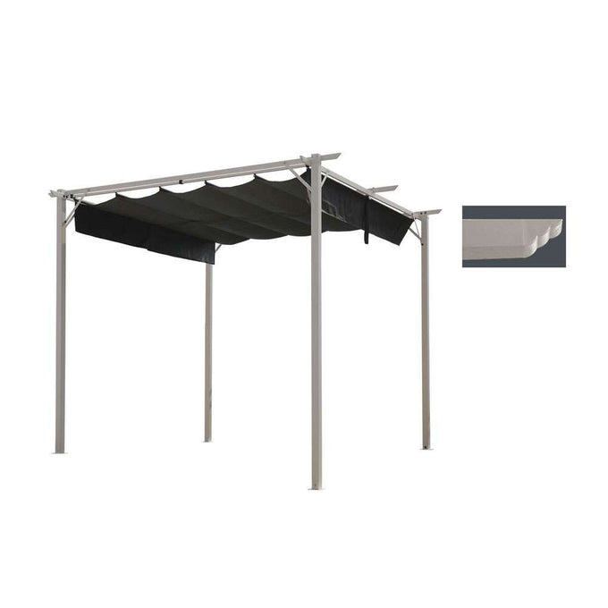 Gazebo with Sliding Roof 2.95 x2.95m - Keans Claremorris