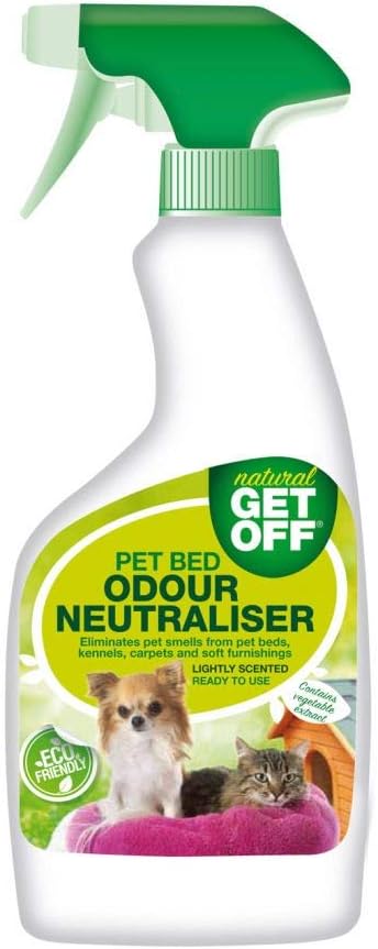 Get Off Dog Bed Odour Neutraliser Spray 500ml removes pet stains and smells naturally – Keans Claremorris