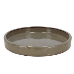 Glazed Sucer Grey 25cm Keans Claremorris