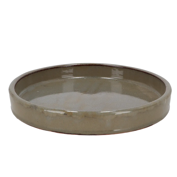 Glazed Sucer Grey 25cm Keans Claremorris