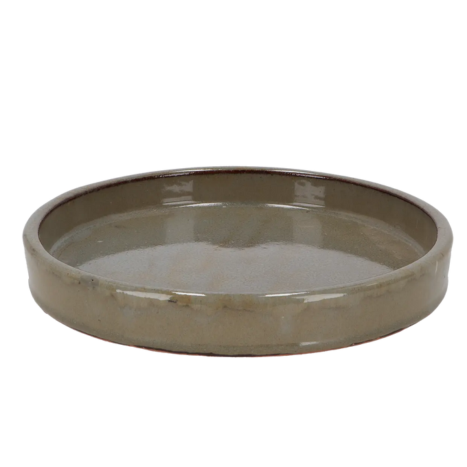 Glazed Sucer Grey 25cm Keans Claremorris