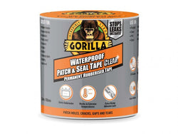 Gorilla Weatherproof Patch Clear Tape 3m x 100mm, waterproof, UV resistant, strong adhesive – Keans Claremorris