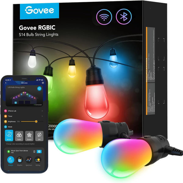 Govee Outdoor String Lights Rgbic  | H70202B1 Keans Claremorris