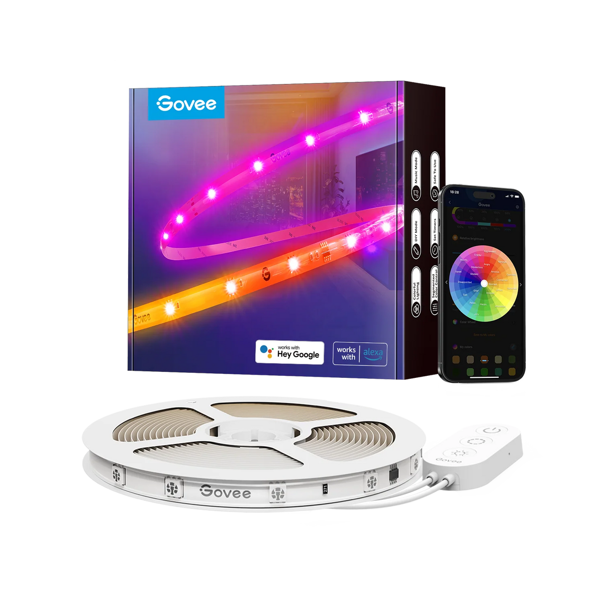Govee Rgbic Basic Wi-Fi + Bluetooth Led Strip | H618A2D1 Keans Claremorris