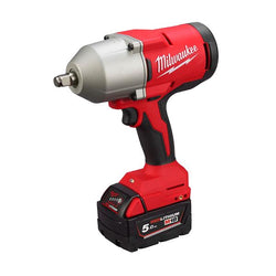 Milwaukee M18 Brushless ½" High Torque Impact Wrench with Friction Ring, 2x 5.0Ah Batteries - Keans Claremorris