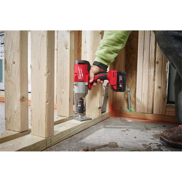 Milwaukee M18 Brushless ½" High Torque Impact Wrench with Friction Ring, 2x 5.0Ah Batteries - Keans Claremorris