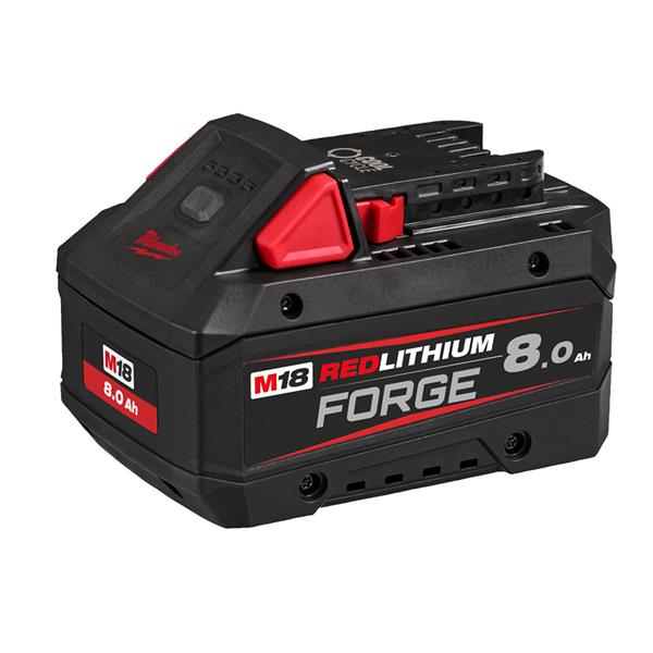 Milwaukee M18FB8 8.0Ah Forge Battery for M18 Tools, High Capacity, Durable - Available at Keans Claremorris