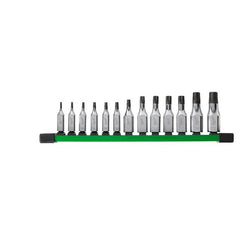 Milwaukee 1/4 + 3/8 Drive Torx Bit Socket Set 13Pc | 4932480565