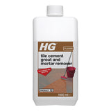 HG Cement Mortar & Efflorescence Remover 1L – removes mortar from porous tiles, biodegradable, covers 15-35 sqm | Keans