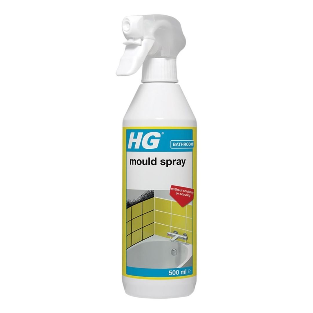 HG Mould Spray 500ml removes brown mould stains fast, easy to use on bathroom, kitchen surfaces – Keans Claremorris.