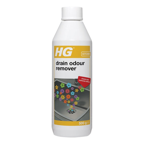 HG Drain Odour Remover 500g biodegradable cleaner removes drain odours, 10 treatments - Keans Claremorris