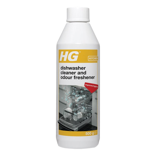 HG Dishwasher Cleaner & Odour Freshener 500g powder, cleans & freshens dishwasher, 12 treatments, Keans Claremorris