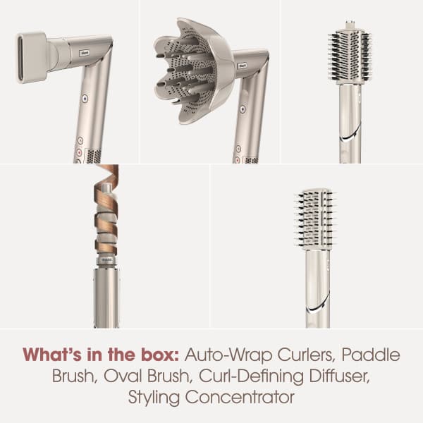 Shark FlexStyle 5 in 1 Air Styler & Hair Dryer with Storage Case - Stone - Image 2