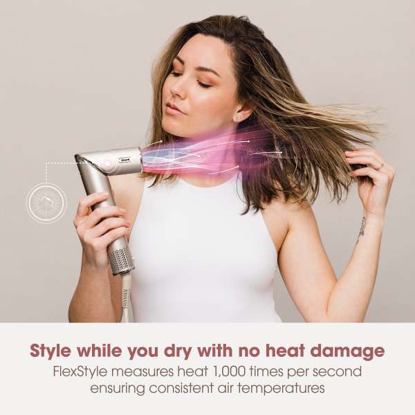 Shark FlexStyle 5 in 1 Air Styler & Hair Dryer with Storage Case - Stone - Image 3