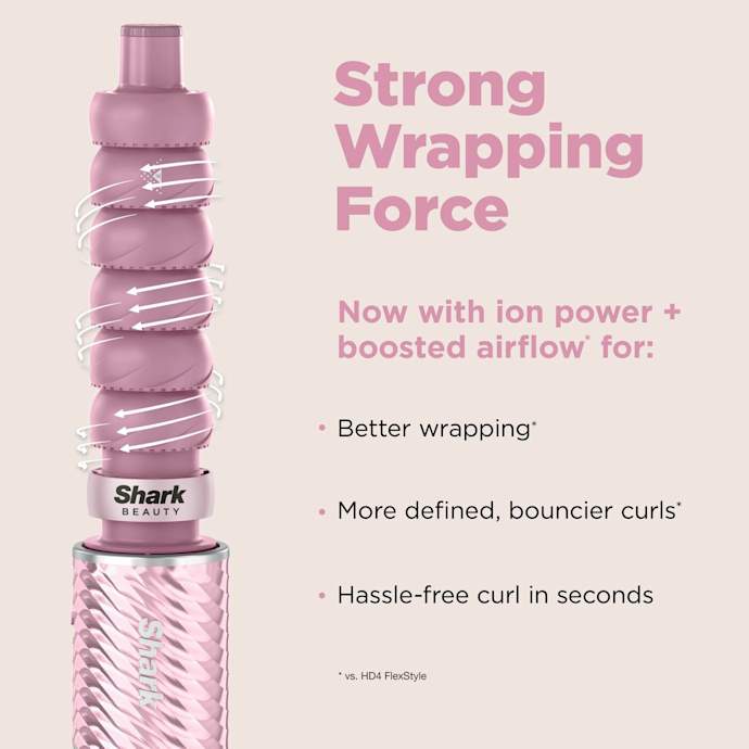 Shark Flexstyle Ion Curl- Pink 4 In 1 | HD850UKPK - Image 3