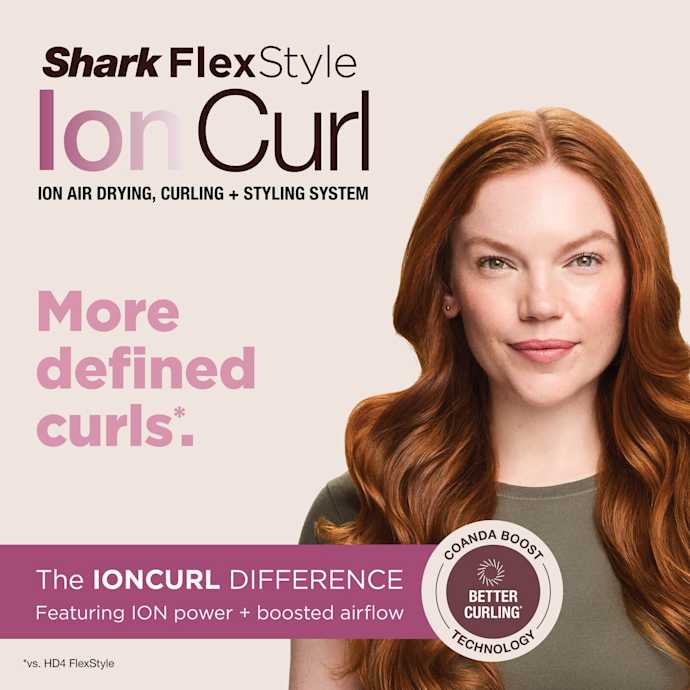Shark Flexstyle Ion Curl- Pink 4 In 1 | HD850UKPK - Image 2