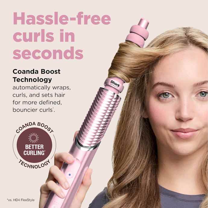 Shark Flexstyle Ion Curl- Pink 4 In 1 | HD850UKPK - Image 5
