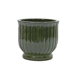 Heligan Vase (Taupe/Maroon/Green)