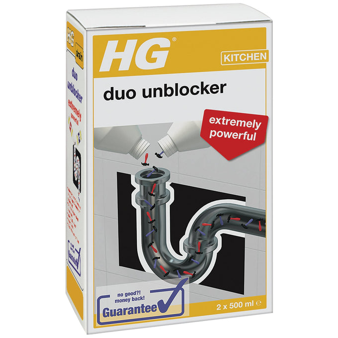 HG Duo Drain Unblocker 500ml Keans Claremorris