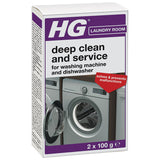 HG Service Engineer Cleaner 200ml powder for washing machines & dishwashers, prolongs appliance life, unscented - Keans