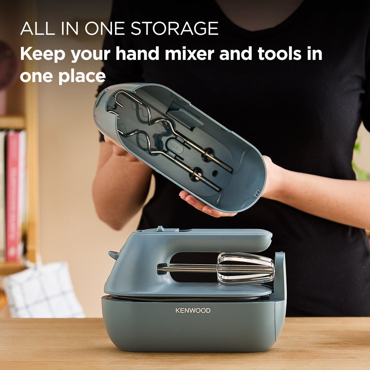 Kenwood Go Stand Mixer | Storm Blue | Hand Mixer | KZM35.000GY - Image 8