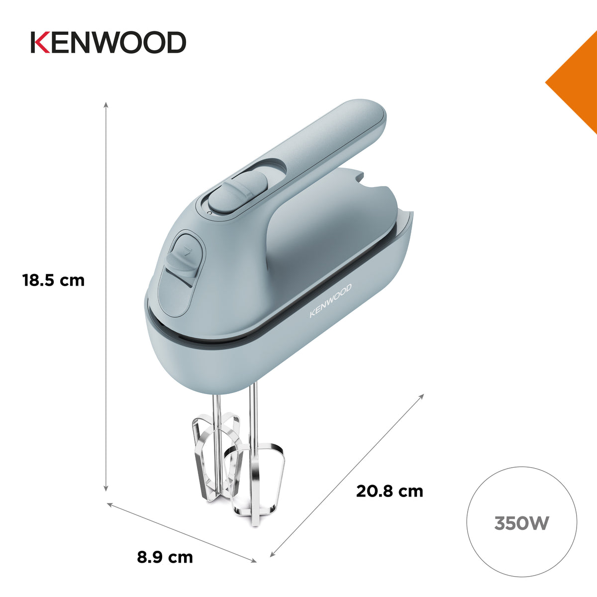 Kenwood Go Stand Mixer | Storm Blue | Hand Mixer | KZM35.000GY - Image 5