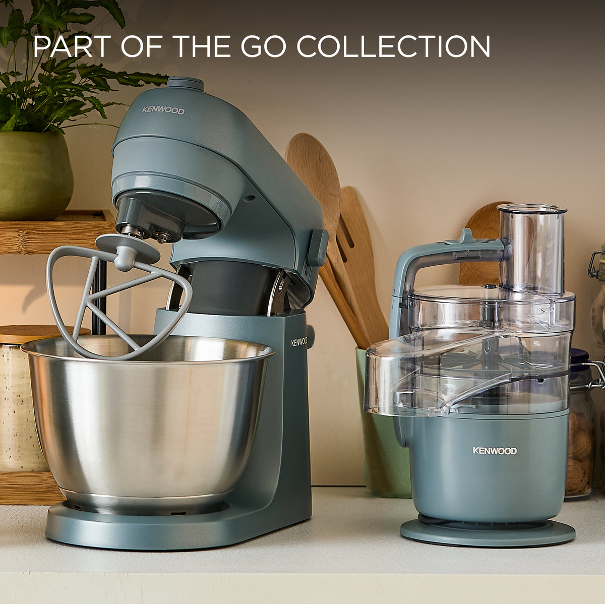 Kenwood Go Stand Mixer | Storm Blue | Hand Mixer | KZM35.000GY - Image 2