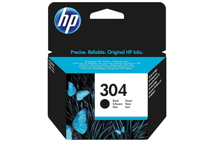 HP 304 N9K06AE Black Ink Cartridge - Original, reliable, consistent print quality | Keans Claremorris